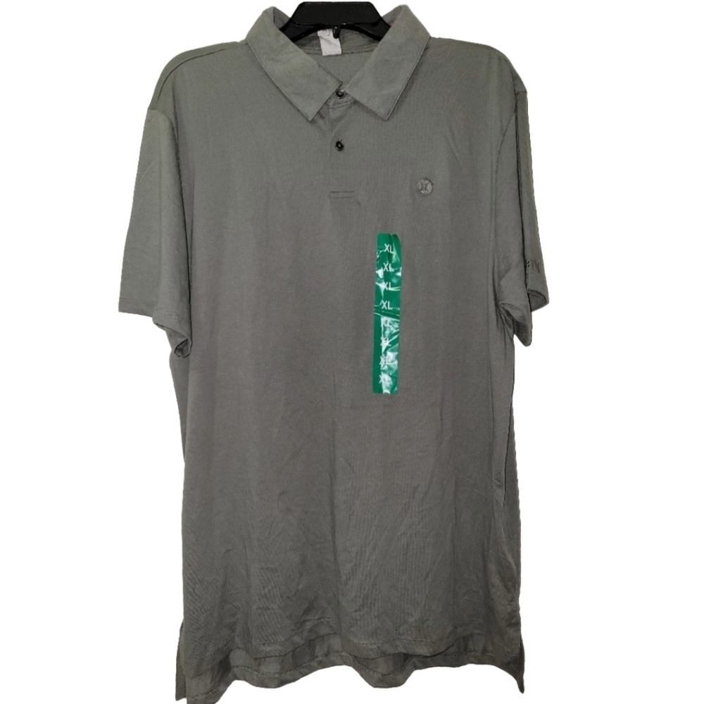 ​Hurley Men’s Olive Green Golf 2-button placket Polo Shirt - Size XL - NWOT